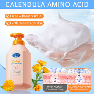 Gel <span class=keywords><strong>de</strong></span> Ducha Suave Hidratante con Aminoácidos y Caléndula <span class=keywords><strong>para</strong></span> Niños SADOER al por Mayor - Product Image 4