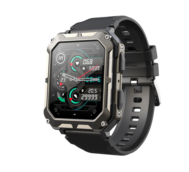 Multi-Functional Smart Watch 1.83 Inch Screen Ip68 Waterproof Heart Rate Monitor Outdoor Men Fitness Sport Bt Call Smart Watch