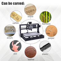 Kit de mini-routeur CNC 3018 Pro 3 axes pour le travail du bois, gravure sur bois, PCB, PVC, fraisage, gravure, avec collet ER11