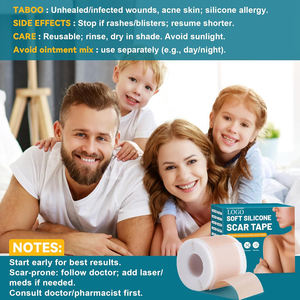 Bande adhésive en silicone pour cicatrices chirurgicales, couvre-cicatrices chéloïdes pour le visage, bandes post-césarienne, crème anti-rides, gel de nuit pour les lèvres, hydrocolloïde - Product Image 3