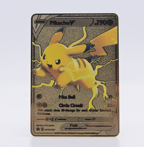 Carta Metálica de Pokémon Pocket Monsters en Inglés y Español - Product Image 6