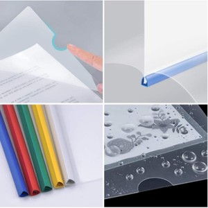 Lowest Price Transparent <b>File</b> Folder Sliding Bar Report Covers Transparent Resume Presentation Folders Organizer Binder - Product Image 4