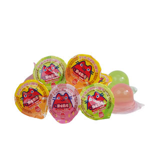 Mini bonbons sucrés gommeux aliments santé avec des saveurs de fruits mélangées et pouding à la gelée de fruits en vrac de noix de coco dans un emballage de sac à main - Product Image 5