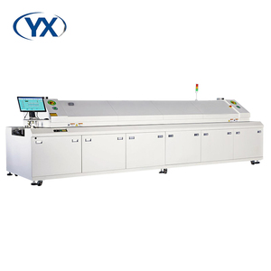 Cổ phiếu trong USA hoàn toàn tự động <span class=keywords><strong>10</strong></span> vùng nhiệt độ YX1030-N hơi giai đoạn lò chì miễn phí Hot Air reflow lò - Product Image 1