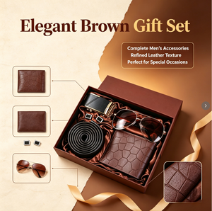 Set Regalo Personalizzato per <span class=keywords><strong>Uomo</strong></span> <span class=keywords><strong>con</strong></span> <span class=keywords><strong>Cintura</strong></span> e <span class=keywords><strong>Portafoglio</strong></span> Automatici, Basso MOQ, Ideale per Anniversari e Omaggi Aziendali - Product Image 6