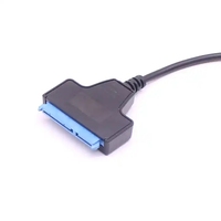 Cable Adaptador USB 2.0 a SATA de 0.2m/0.5m, Cable Trenzado Blindado para SSD, Disco Duro Externo, Cable de Carga Tipo USB para Cámara