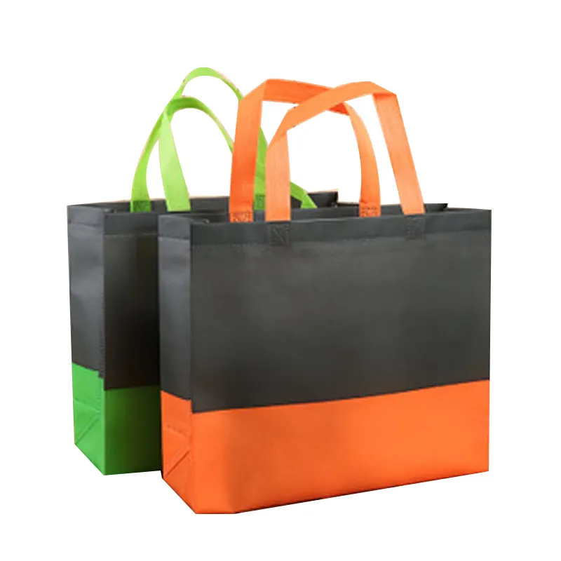 Custom Print Eco Reusable Carry Bag Printing Non Woven Promotion Shopping Fabric Tote Cloth Bags