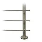 Boules décoratives de boule d'acier inoxydable en métal de PC pour le courrier de balustrade
