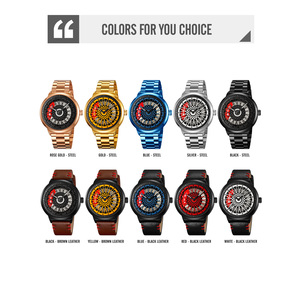 Reloj cronógrafo de lujo para hombre, reloj de pulsera deportivo de acero inoxidable, esfera taquimétrica con fecha, reloj resistente al agua hasta 30M - Product Image 3