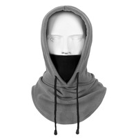 Cagoule thermique épaisse coupe-vent pour cyclisme hivernal, cache-cou de sport d'extérieur en polaire chaud Spandex/Polyester 48-50cm