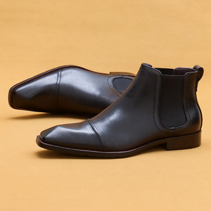 Botas de Tobillo de Cuero Genuino 2025 para Hombre, Lavables, Hechas a Mano con Tecnología Goodyear, Estilo Retro, Amekaki, con Cordones - Product Image 4