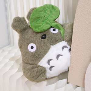 Peluche <span class=keywords><strong>Totoro</strong></span> <span class=keywords><strong>Feuille</strong></span> de Lotus Mignonne de Dessin Animé, Cadeau d'Anniversaire pour Enfants, Cadeau de Fête, Cadeau pour Couple, Jouet à la Machine à Pinces, Pendentif, Jouet Apaisant - Product Image 4