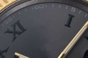 Reloj de movimiento mecánico de gama alta de lujo 2025, esfera negra dorada, pantalla analógica luminosa con números romanos, función de buzo de Fecha - Product Image 3