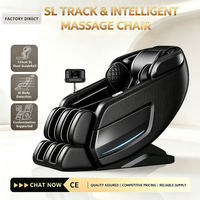 Sillón de Masaje 3D de Lujo 2026 con Pantalla Táctil de Alta Tecnología, Gravedad Cero y Riel SL para Masajes Corporales y de Hombros