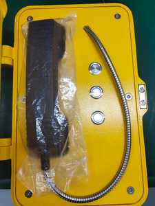 Dökme alüminyum muhafaza ip66-ip67 içinde yer alan hızlı arama için 3 düğmeli hava koşullarına dayanıklı endüstriyel telefon hattı - Product Image 3