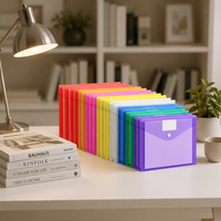 Organisateur de poche, pochette pour documents, sac à dossiers extensible, enveloppes en matériau PP, classeurs à anneaux, classeur à 11 anneaux, modèle YH-077