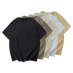 เสื้อยืดผู้ชายโอเวอร์ไซส์285gsm ซักได้คุณภาพสูงปรับแต่งได้ - Product Image 3