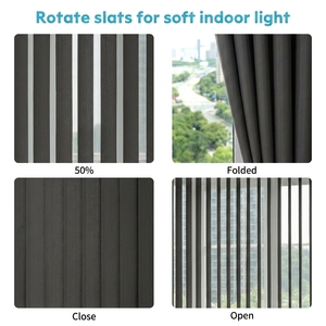 Hot Selling Smart Tuya Wifi Phone App Control Timed <strong>Adjustable</strong> Slat Vertical Motorized Dream <strong>Blinds</strong> for Large Patio Doors - Product Image 6