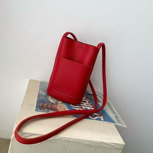 Bolso Bandolera Minimalista Estilo Coreano para Teléfono, Mini Bolso Cuadrado Vertical Urbano para Uso Diario - Product Image 1