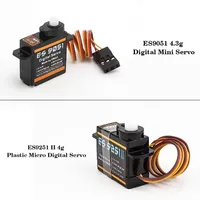 EMAX官方ES9051 4.3g数字塑料齿轮伺服驱动微型遥控伺服器3D F3P固定翼飞机机器人STEM玩具零件