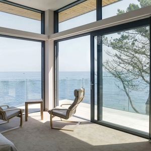 <span class=keywords><strong>Porta</strong></span> <span class=keywords><strong>Scorrevole</strong></span> in Alluminio Commerciale Resistente agli Urti, Vetro Temperato Doppio, Insonorizzata, per Terrazza e Balcone - Product Image 3