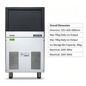 Máquina de <span class=keywords><strong>Hielo</strong></span> en Escamas <span class=keywords><strong>Scotsman</strong></span> AF87 XSafe, 25 kg/día, Contenedor Integrado Comercial, 220 V, Refrigeración por Aire/Agua, 275 W, 25 % de Humedad, <span class=keywords><strong>Hielo</strong></span> Tipo Nieve - Product Image 4