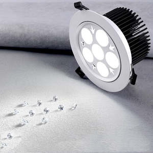 Nouvel arrivage de spots rotatifs downlight encastré à led réglable contre-vitrine éclairage de bijouterie - Product Image 1