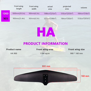 Juego de mástil de carbono y ala delantera de PVC HA900-Combo de hidroala de alto rendimiento para Kitesurf y Wing Board - Product Image 2