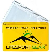 Fresnel lentille de poche loupe règle d'urgence solaire démarreur de feu Compact en plastique carte de crédit loupe