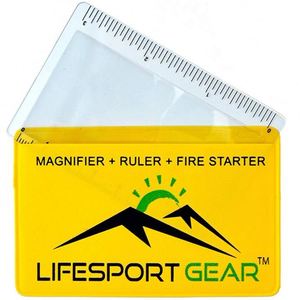 Fresnel lentille de poche loupe règle d'urgence solaire démarreur de feu Compact en plastique <span class=keywords><strong>carte</strong></span> de crédit loupe - Product Image 2