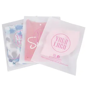 Ctcx sacchetti di nhựa Frosted Ziplock Poly Túi với dây kéo cho quần áo bao bì biểu tượng tùy chỉnh Ziplock Zip khóa túi