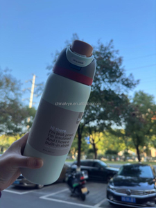 Ow3 biểu tượng tùy chỉnh cách điện nước bằng thép không gỉ chai với rơm cho thể thao du lịch BPA-free 32oz thể thao dưới nước chai - Product Image 4