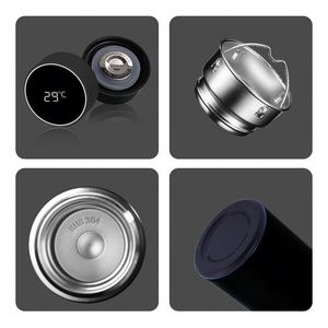 Stainless Steel Smart LED Water Bottles with Digital Temperature Display Coffee Tea Vacuum <b>Flask</b> Leak Proof Travel Mug - Product Image 4