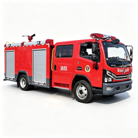 Camion de pompier forestier tout-terrain Dongfeng 2*4 diesel avec réservoir d'eau pour la lutte contre les incendies dans les usines, livraison mondiale gratuite