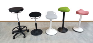 Silla de oficina ergonómica de metal de diseño moderno, taburete ajustable en altura con ruedas superiores inclinables para <span class=keywords><strong>laboratorio</strong></span> escolar, muebles de hospital - Product Image 5
