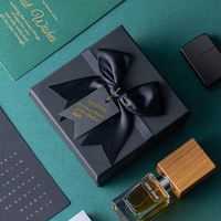 Emballage personnalisé pour perruque à cheveux, luxe, boîte noire avec fermeture, Logo personnalisé à chaud, couverture supérieure et inférieure, coffret cadeau