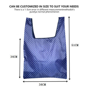 Atacado Eco-Friendly Reutilizável Fácil Pacote Dobrável Oxford Sacolas De Compras Design De Moda Poliéster Personalizado Mercearia Presentes - Product Image 3