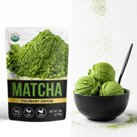 Poudre de matcha chinoise pour préparation de gelato et de crème glacée |   Poudre de thé vert naturel de qualité cérémonielle |   Approvisionnement en gros OEM de qualité alimentaire