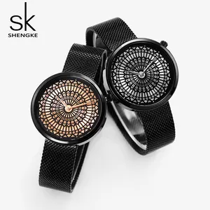 Sunray Cadran Soie Impression Montres Dames Mode Femmes Filles Montre-Bracelet Quartz Montre Bracelet