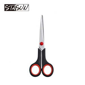 Kéo stasun kéo thép không gỉ 6.5 inch đầy màu sắc xử lý kéo giấy cho văn phòng và trường học 16.5cm - Product Image 2