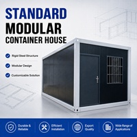 Maison préfabriquée moderne de luxe, ignifuge et durable, en kit, de 10, 20 ou 30 pieds, type conteneur, pour bureau, hôtel, centre commercial ou magasin