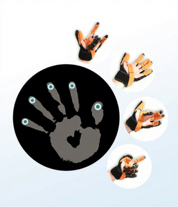 Guanti Elettrici per Riabilitazione della Mano Massaggiatore per Dita Allenatore per la Salute della Mano Post-Ictus con Riscaldamento Temporizzato Modello TODO - Product Image 3