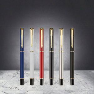 Bolígrafo de Gel de Carbono de 0.5mm Personalizado para Empresas, Papelería de Oficina, Caja de Regalo Empresarial, Bolígrafo Metálico al por Mayor - Product Image 4