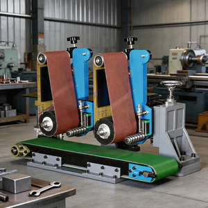 Máquina Pulidora Automática de Doble Banda de Alta Eficiencia para Pulir Superficies de Láminas de Acero Inoxidable y Aluminio - Product Image 1