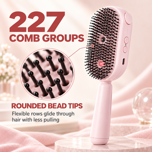 <b>Electric</b> Mist <b>Massage</b> Hair Brush <b>Scalp</b> Care Styling Comb Air Cushion Brush for Salon and Home Use - Product Image 3