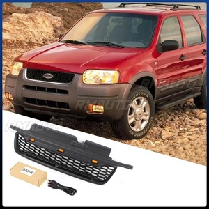 Grille de pare-chocs avant de voiture, grilles de course, calandre pour Ford Kuga 2001-2004, kit carrosserie, accessoires automobiles - Product Image 3