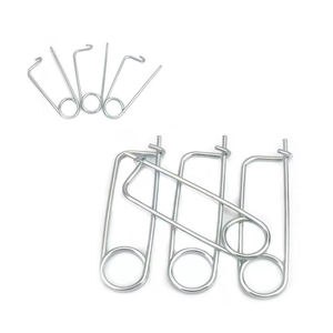 Broche de sécurité à ressort pour hommes, 1 pièce, épingle de verrou rectangulaire - Product Image 4