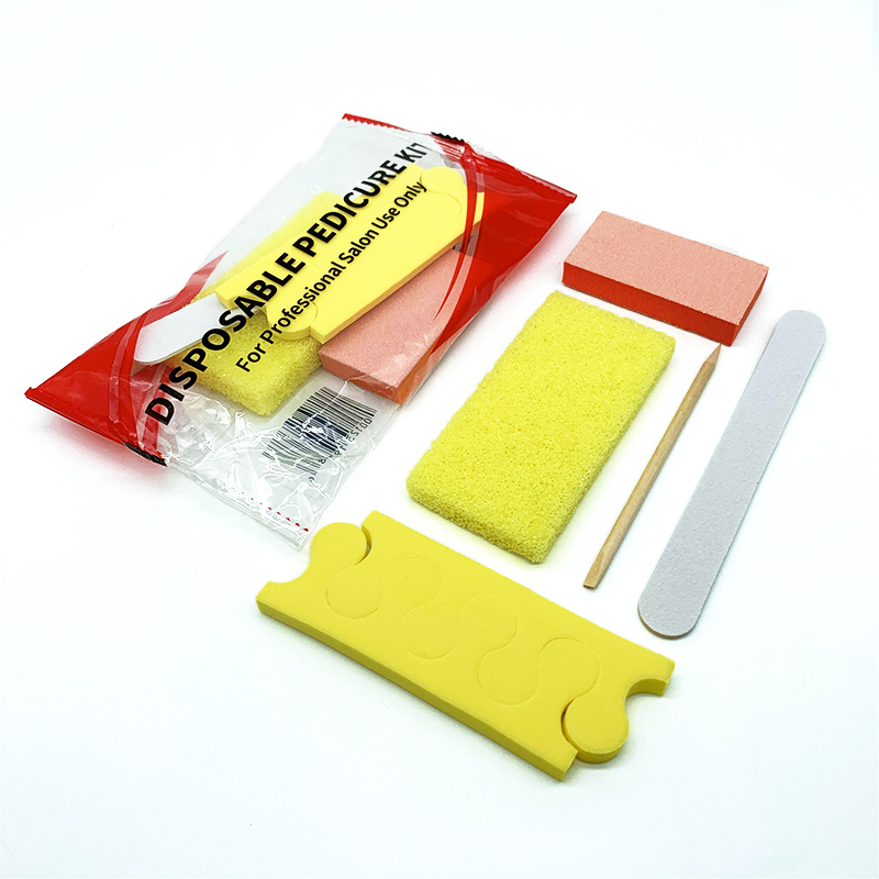 5 Pièces 200 Ensemble/Carton De Manicura Manikur Jetable Manucure Pédicure Kit Pour Salon De Manucure