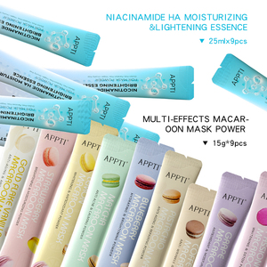 Offre Spéciale boîte <span class=keywords><strong>bio</strong></span> 10 sortes poudre gelée masque Macaron fraise gelée masque facial poudre collagène visage gelée masque - Product Image 3