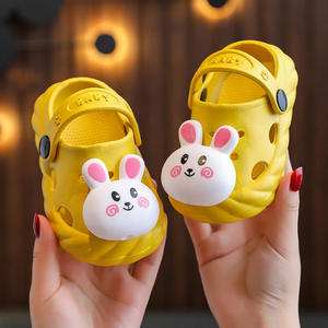 Pantoufles pour enfants été intérieur maison anti-dérapant bébé fille et garçon 1-2 ans sandales chaussettes - Product Image 1